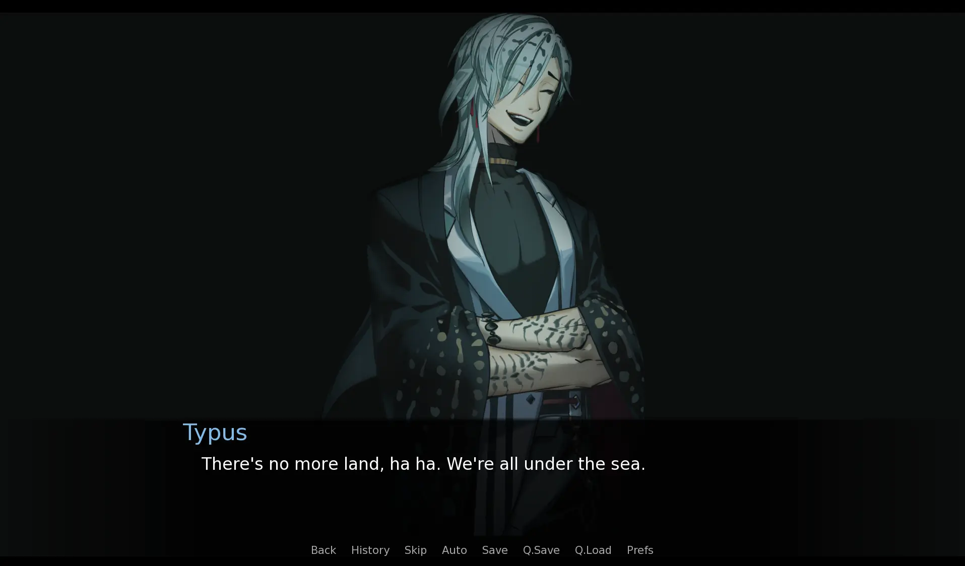 Beautiful character art that contrasts with the unsettling truth of the deep sea in Deep Sea Boutonniere.